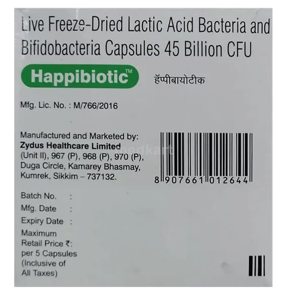 happibiotic capsule 5's